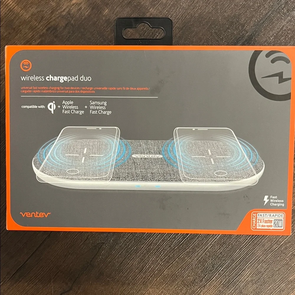 Wireless Chargepad Duo - Gray
